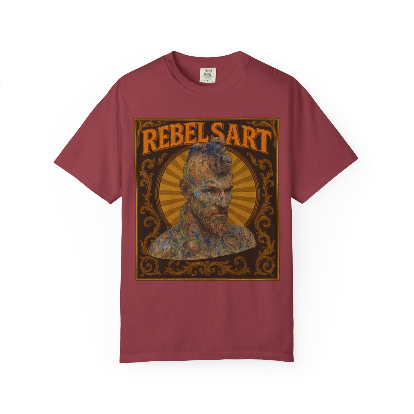 Artistic Graphic T-shirt for Creatives, Rebel Vibe Tee, Unique Art Wear, Gift for Artists, Stylish Casual Wear, RebelSart Collection
