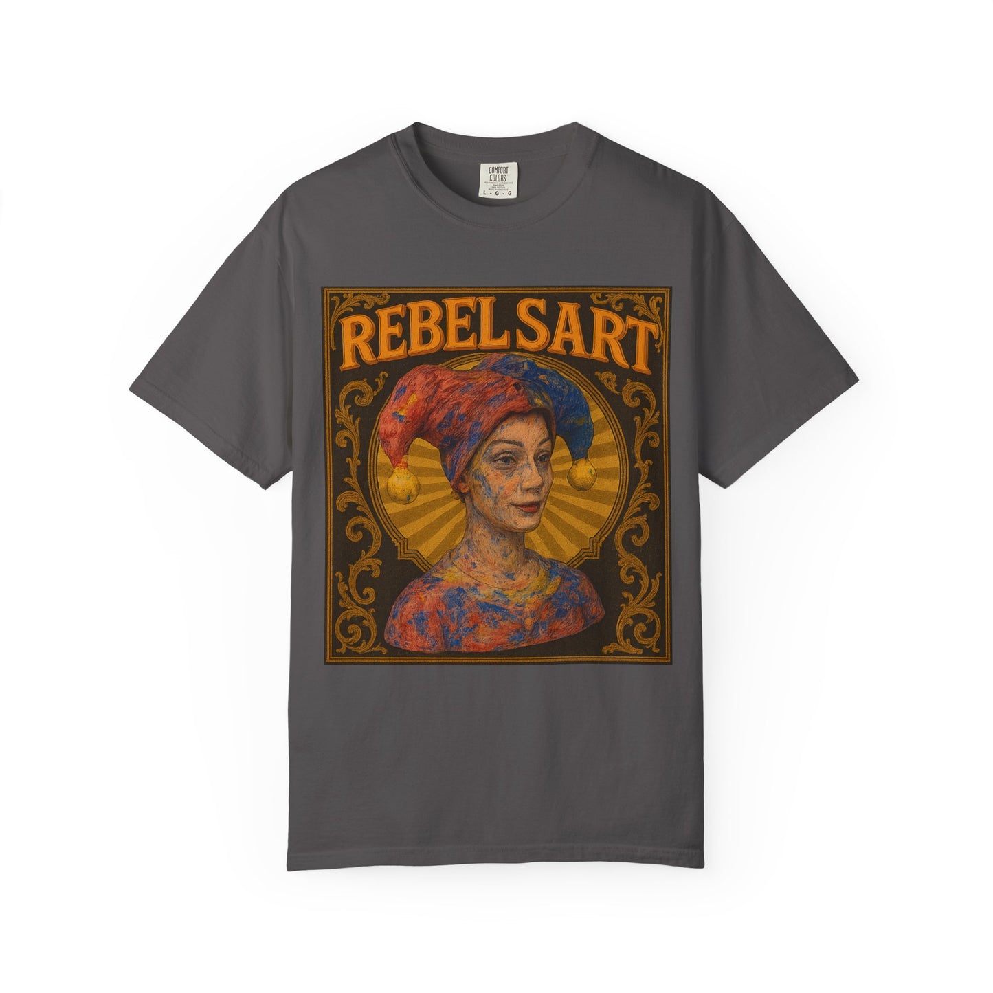 Rebel Art T-Shirt, Unisex Graphic Tee, Artistic Apparel, Gift for Creatives, Casual Wear, Unique Statement Shirt