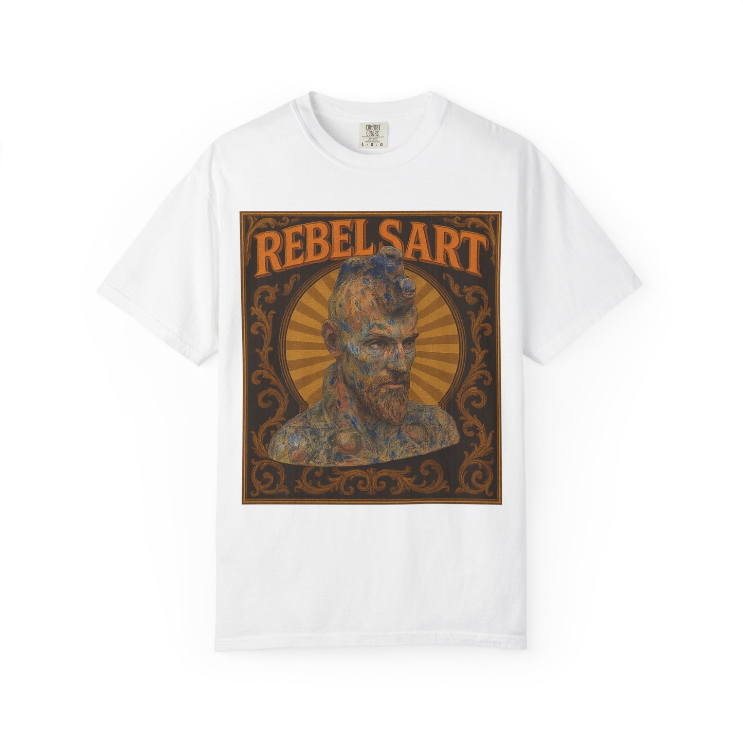 Artistic Graphic T-shirt for Creatives, Rebel Vibe Tee, Unique Art Wear, Gift for Artists, Stylish Casual Wear, RebelSart Collection