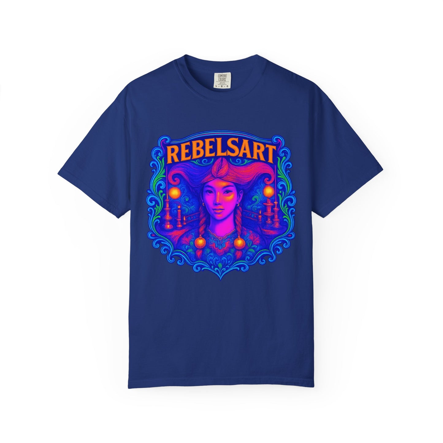 Colorful Rebel Art T-Shirt - Unisex, Retro Graphic Tee, Festival Wear, Gift for Artists, Streetwear, Unique Fashion Statement