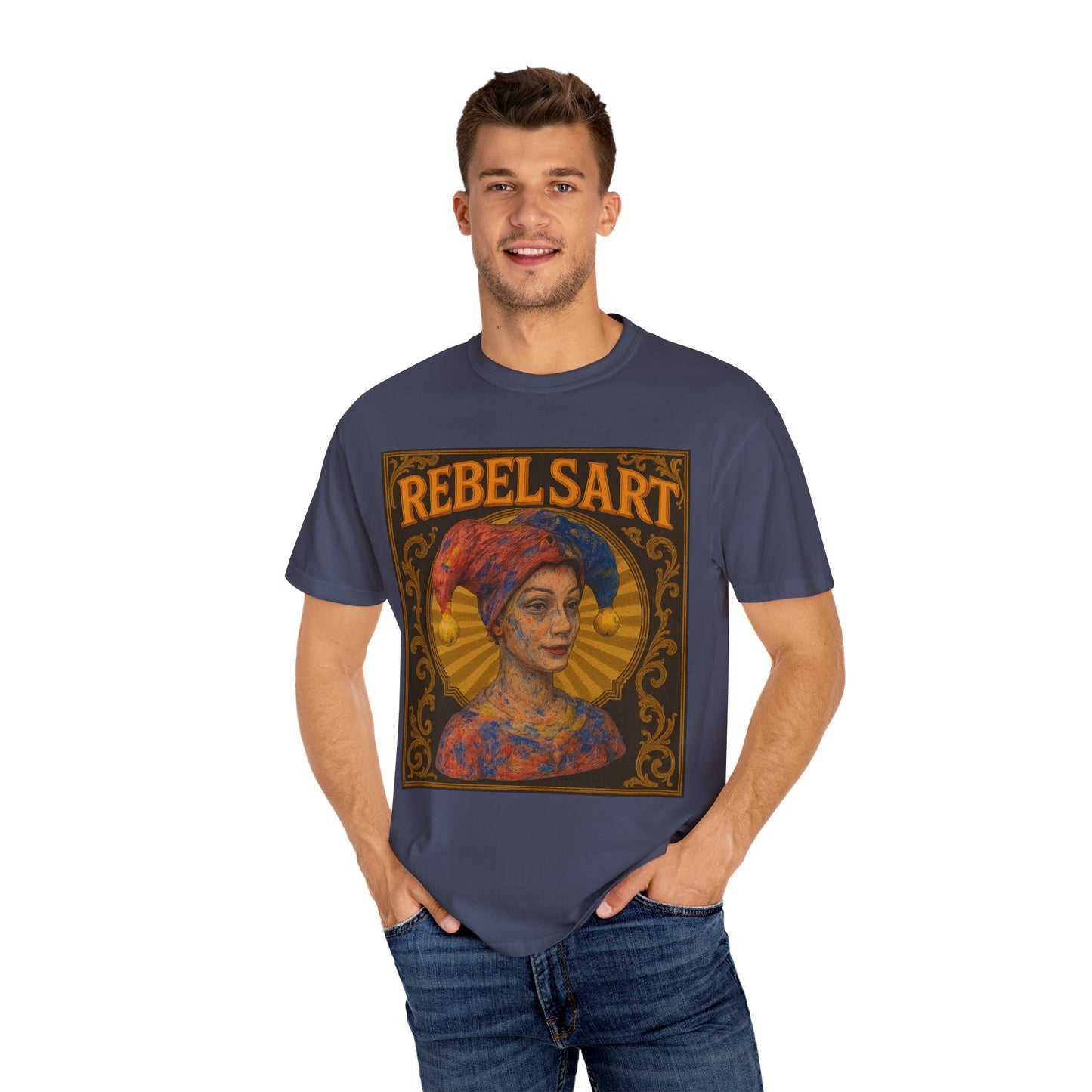 Rebel Art T-Shirt, Unisex Graphic Tee, Artistic Apparel, Gift for Creatives, Casual Wear, Unique Statement Shirt