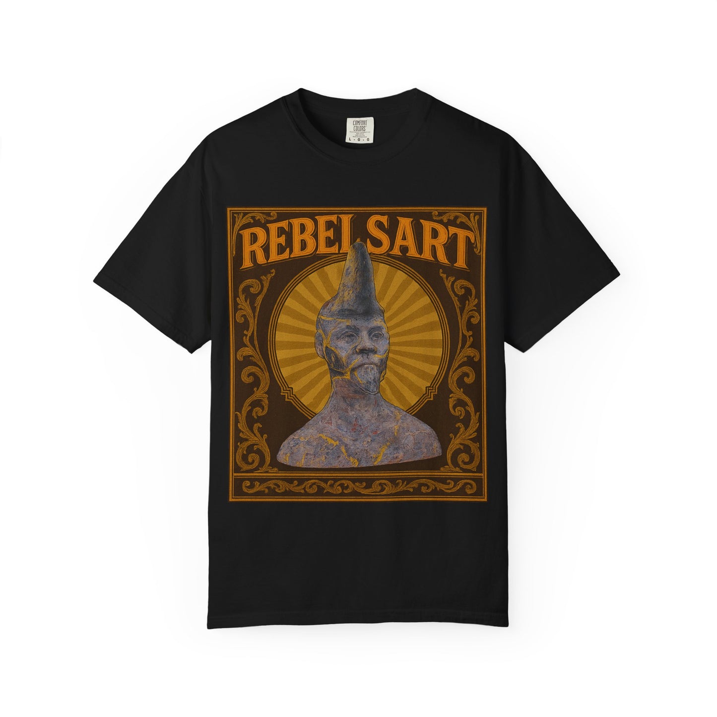 Rebel Art Unisex Garment-Dyed T-shirt, Vintage Graphic Tee, Bohemian Style Top, Unique Gift, Art Lover Apparel, Casual Everyday Wear