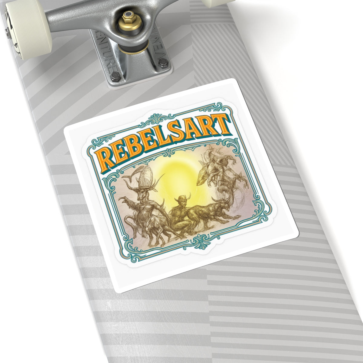RebelsArt Mystical Kiss-Cut Stickers - Premium Art Decals for Creative Rebels