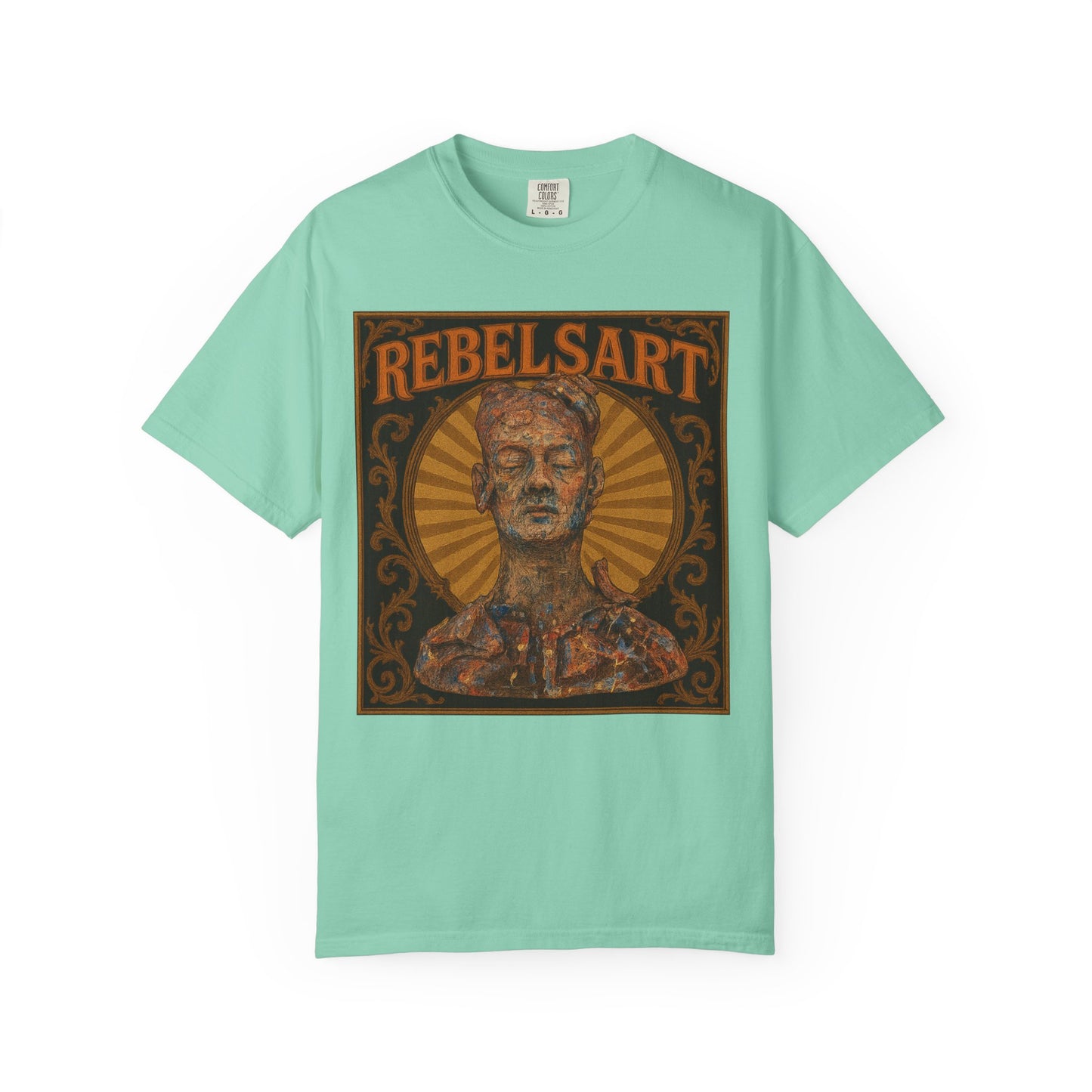RebelsArt Unisex Garment-Dyed T-Shirt, Trendy Graphic Tee, Art Lover's Apparel, Creative Gift, Casual Wear
