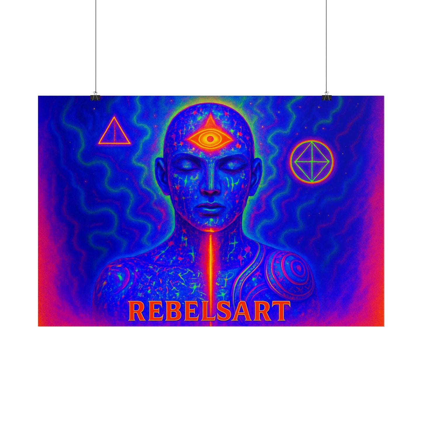 Mystical Rebellion Poster - Spiritual Awakening Collection