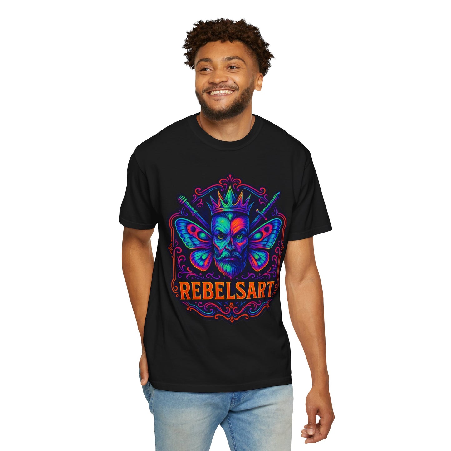 RebelsArt Butterfly T-Shirt - Vibrant Rebel Wings Design | Unisex Artistic Tee