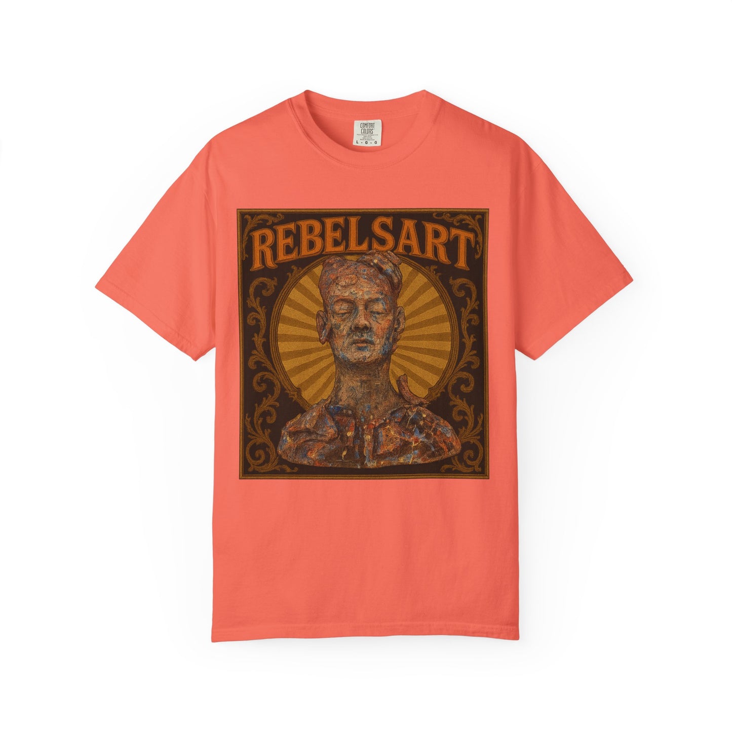 RebelsArt Unisex Garment-Dyed T-Shirt, Trendy Graphic Tee, Art Lover's Apparel, Creative Gift, Casual Wear