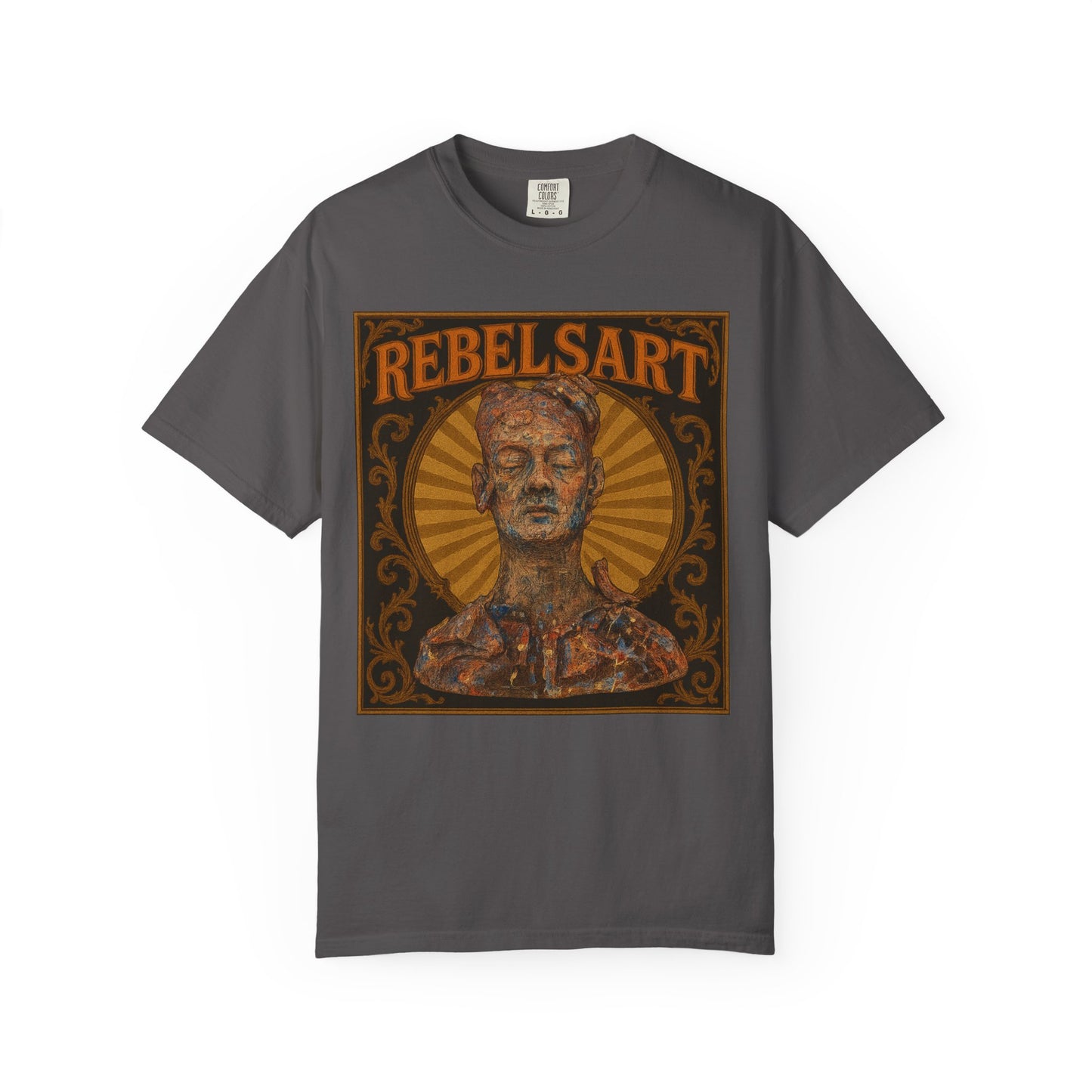 RebelsArt Unisex Garment-Dyed T-Shirt, Trendy Graphic Tee, Art Lover's Apparel, Creative Gift, Casual Wear