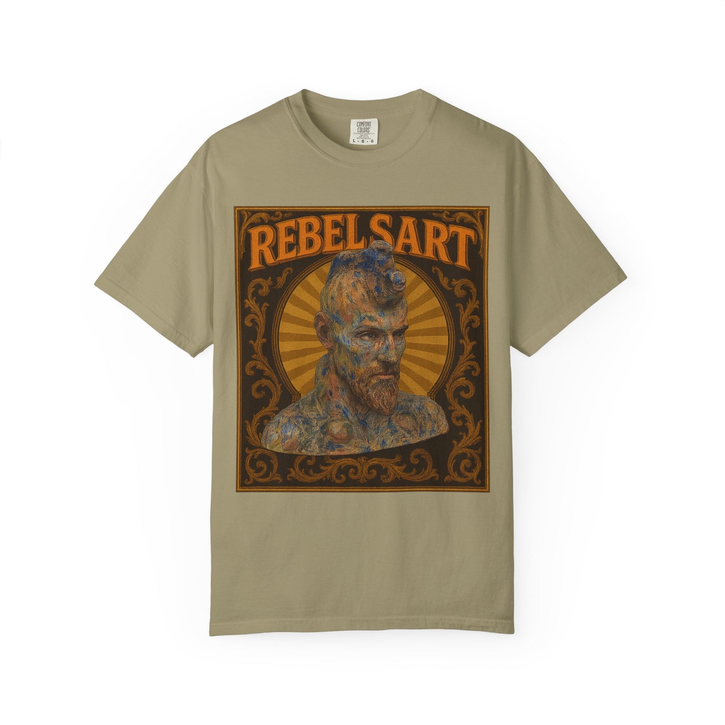 Artistic Graphic T-shirt for Creatives, Rebel Vibe Tee, Unique Art Wear, Gift for Artists, Stylish Casual Wear, RebelSart Collection