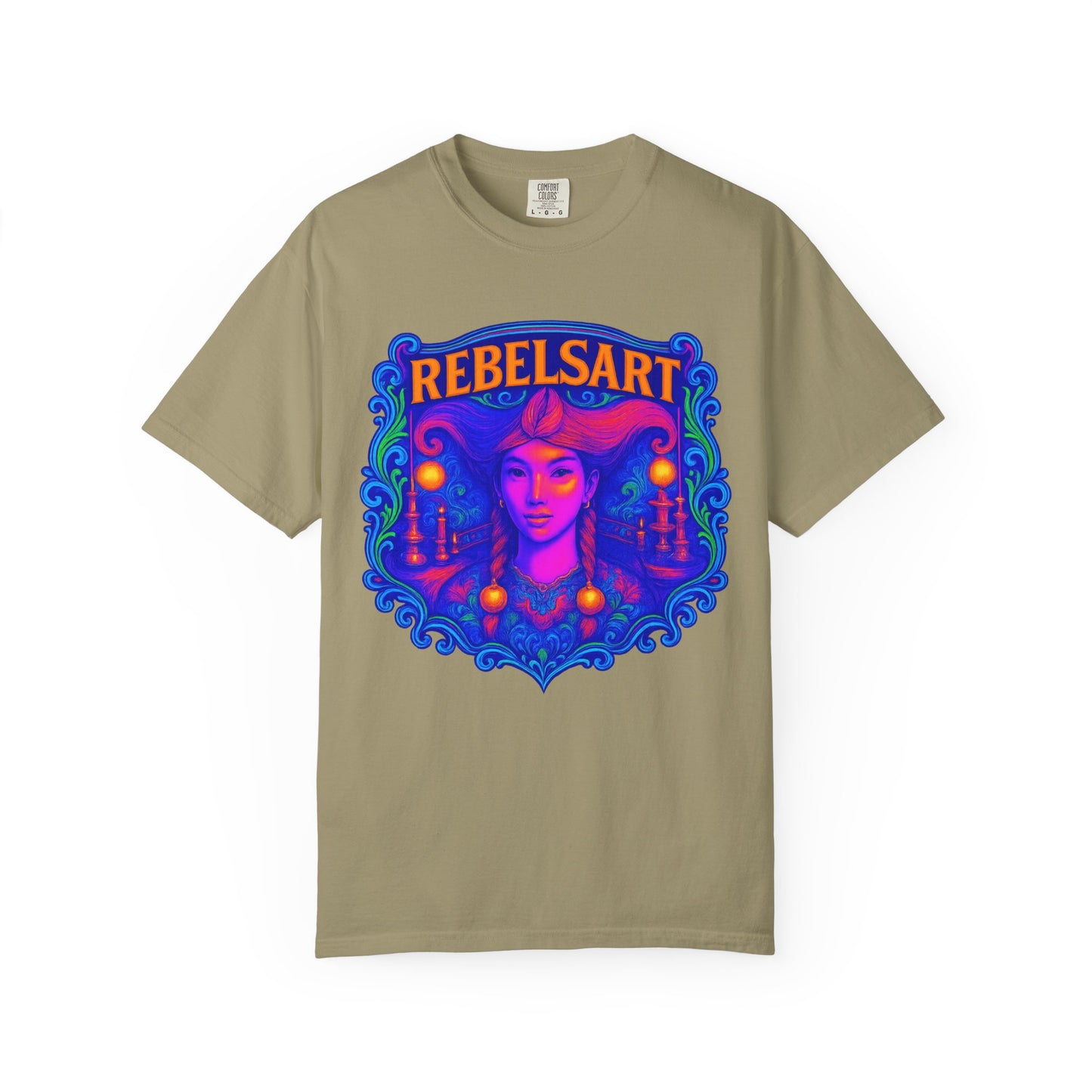 Colorful Rebel Art T-Shirt - Unisex, Retro Graphic Tee, Festival Wear, Gift for Artists, Streetwear, Unique Fashion Statement