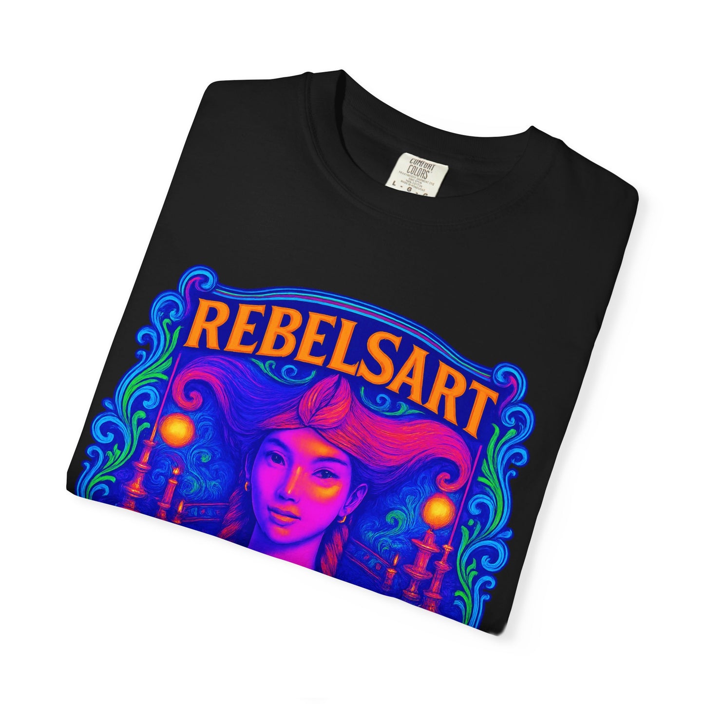 Colorful Rebel Art T-Shirt - Unisex, Retro Graphic Tee, Festival Wear, Gift for Artists, Streetwear, Unique Fashion Statement
