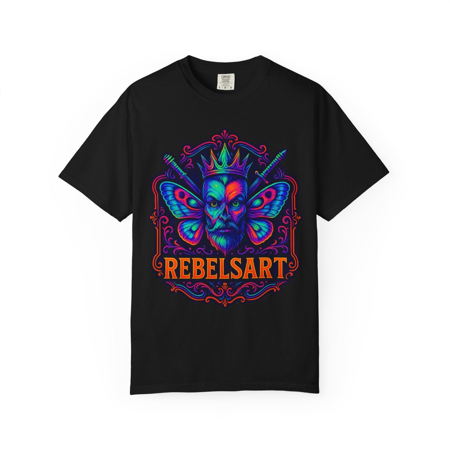 RebelsArt Butterfly T-Shirt - Vibrant Rebel Wings Design | Unisex Artistic Tee