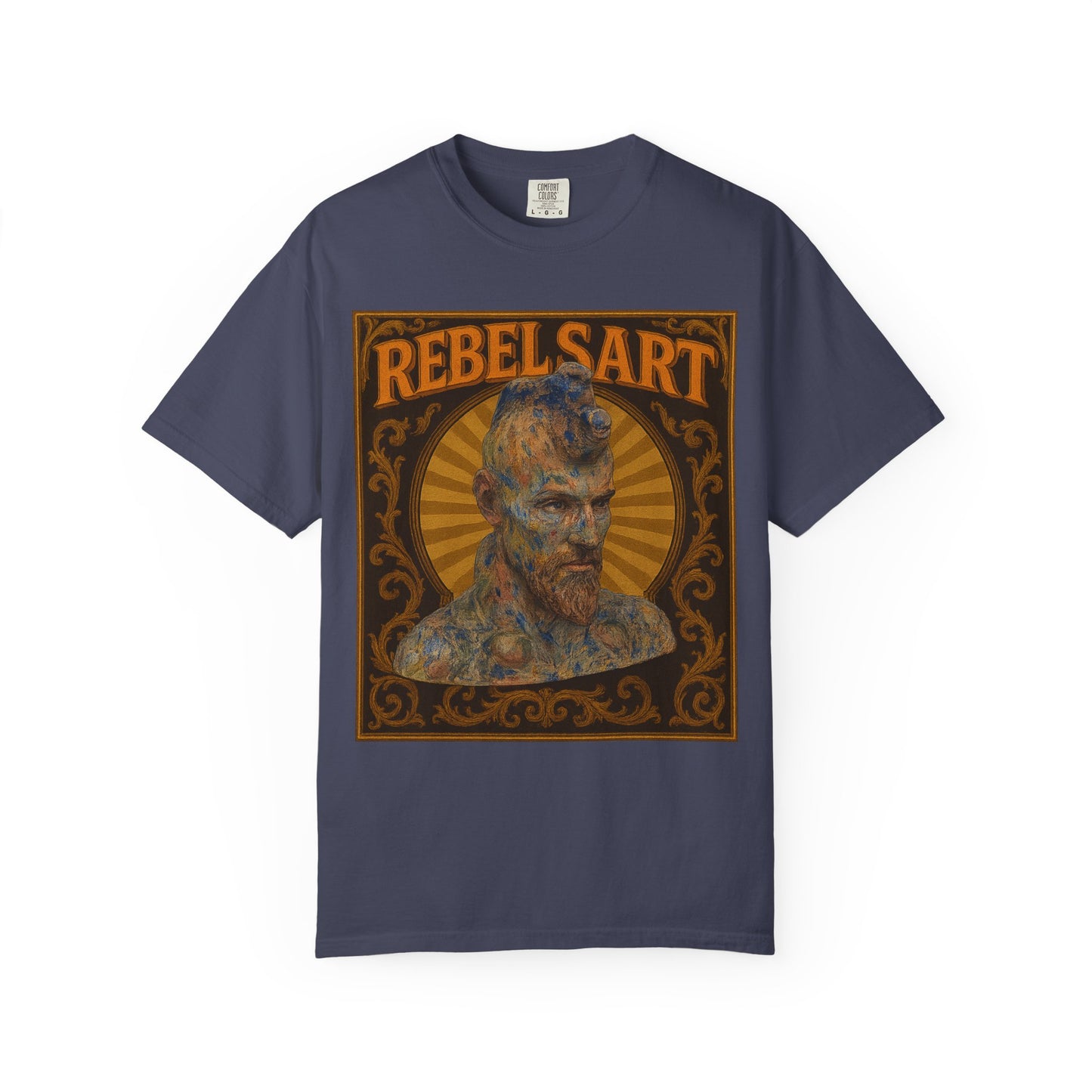 Artistic Graphic T-shirt for Creatives, Rebel Vibe Tee, Unique Art Wear, Gift for Artists, Stylish Casual Wear, RebelSart Collection