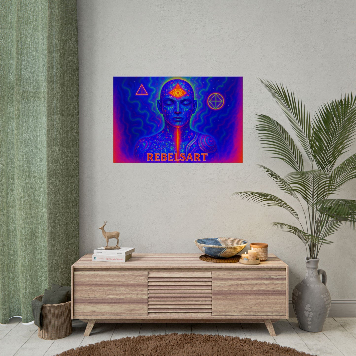 Mystical Rebellion Poster - Spiritual Awakening Collection