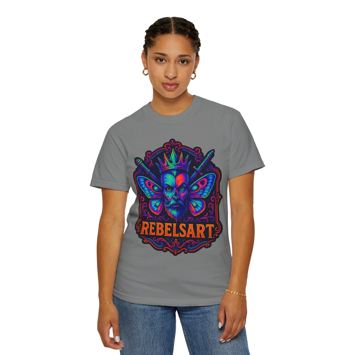 RebelsArt Butterfly T-Shirt - Vibrant Rebel Wings Design | Unisex Artistic Tee