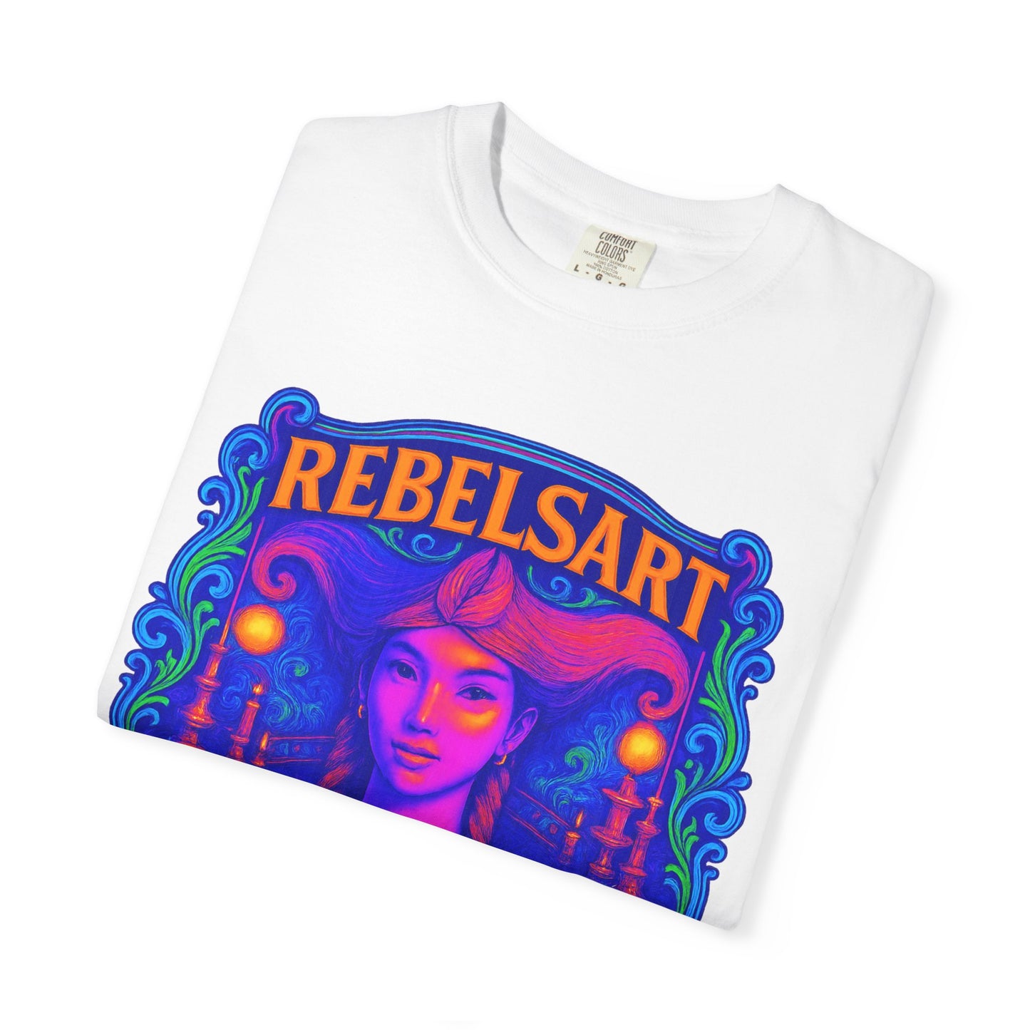 Colorful Rebel Art T-Shirt - Unisex, Retro Graphic Tee, Festival Wear, Gift for Artists, Streetwear, Unique Fashion Statement