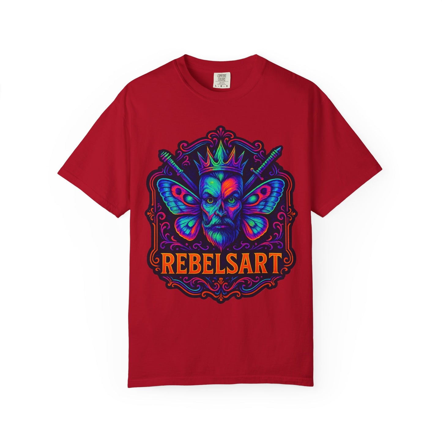 RebelsArt Butterfly T-Shirt - Vibrant Rebel Wings Design | Unisex Artistic Tee