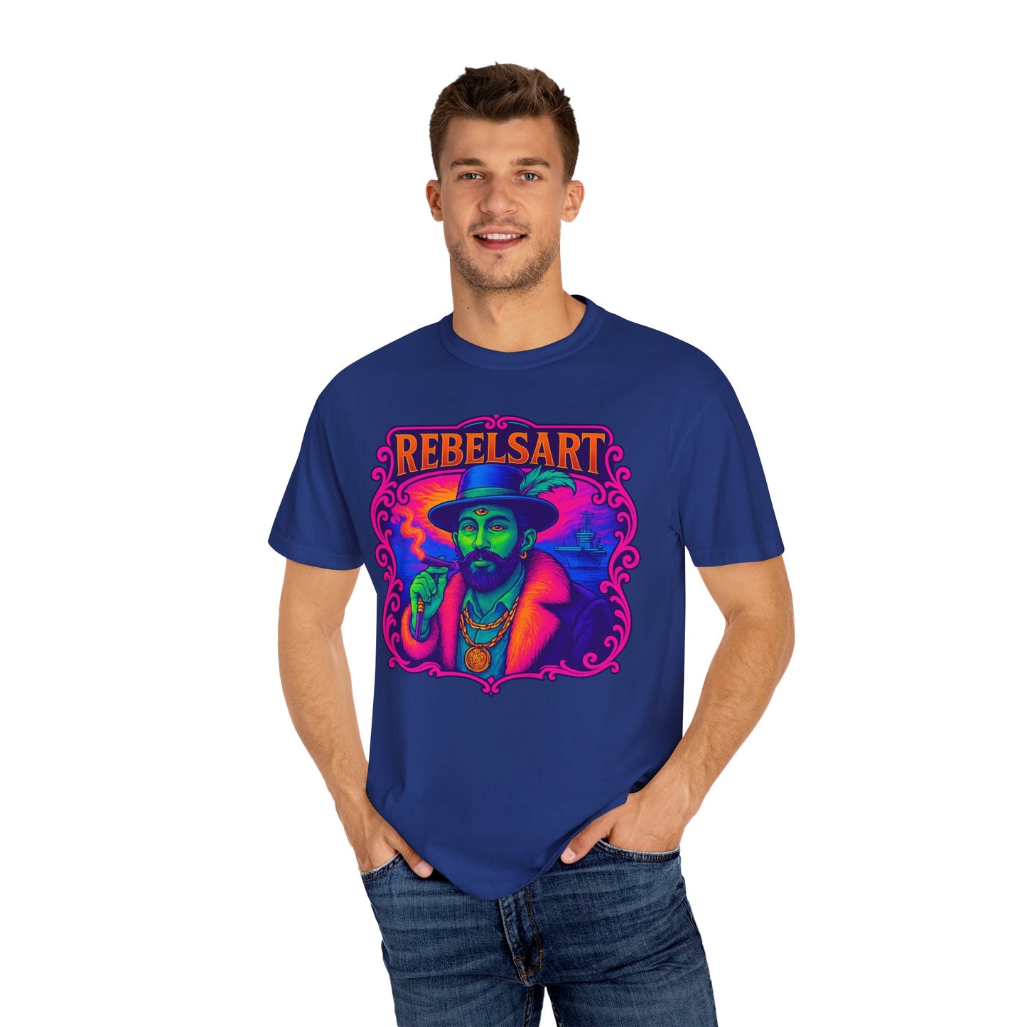 Vibrant Rebel Art T-Shirt | Unisex Vintage Style Tee for Art Lovers, Unique Gift for Festivals, Bohemian Fashion, Trendy Streetwear