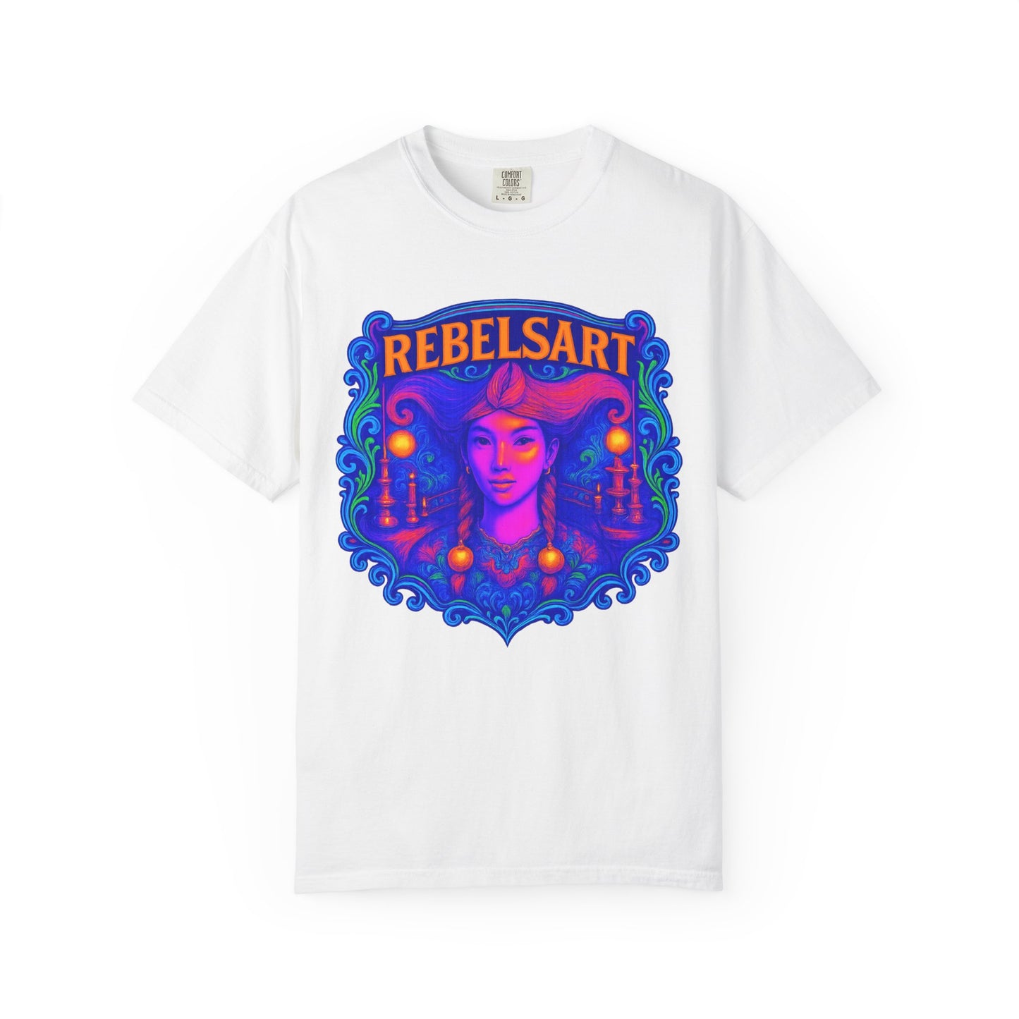 Colorful Rebel Art T-Shirt - Unisex, Retro Graphic Tee, Festival Wear, Gift for Artists, Streetwear, Unique Fashion Statement