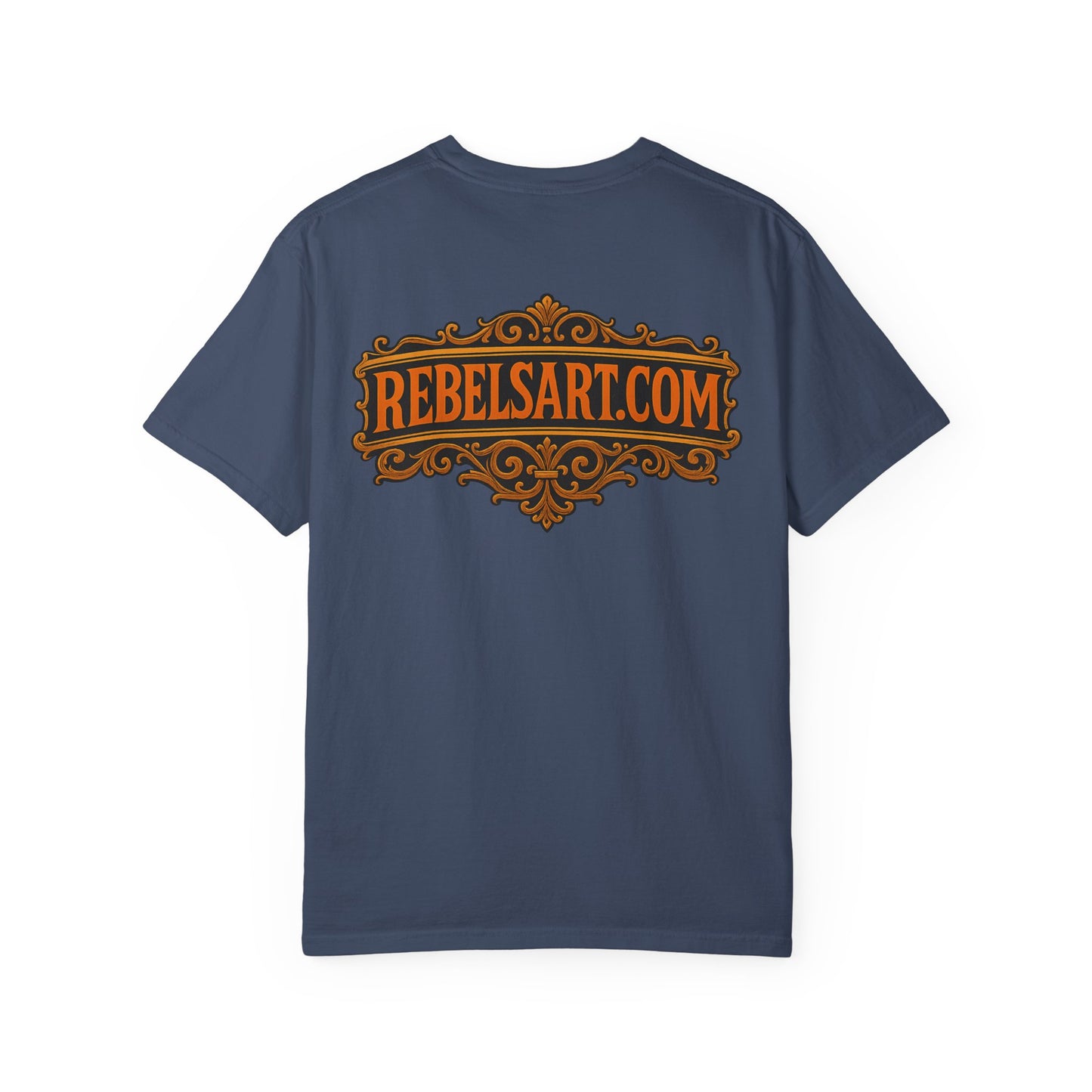RebelsArt Unisex Garment-Dyed T-Shirt, Vintage Art Tee, Creative Wear, Unique Gift, Casual Streetwear, Artistic Fashion