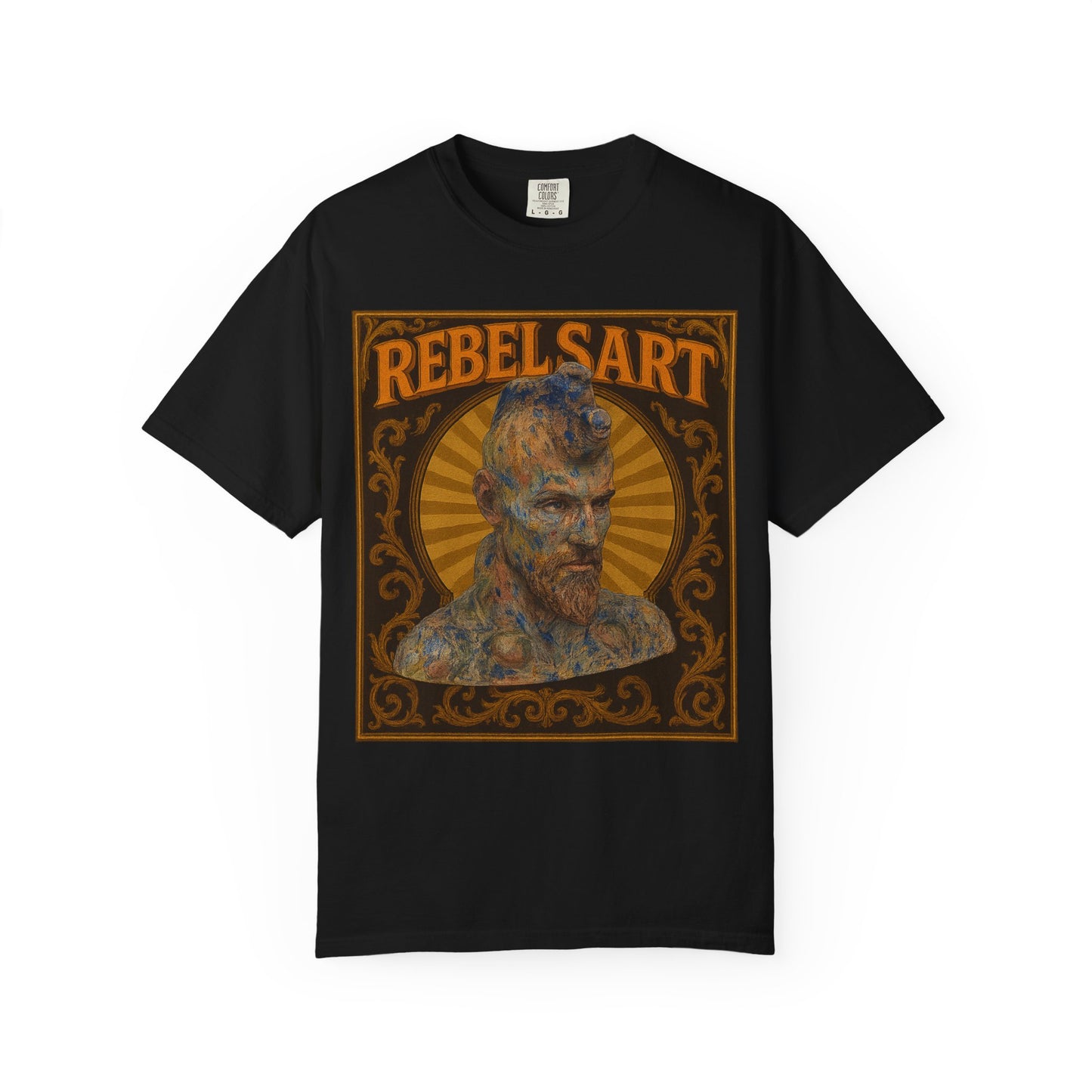 Artistic Graphic T-shirt for Creatives, Rebel Vibe Tee, Unique Art Wear, Gift for Artists, Stylish Casual Wear, RebelSart Collection