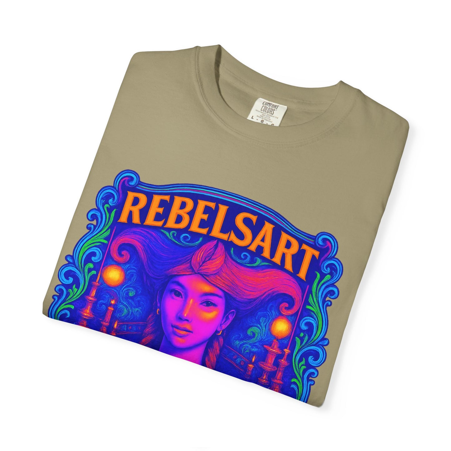 Colorful Rebel Art T-Shirt - Unisex, Retro Graphic Tee, Festival Wear, Gift for Artists, Streetwear, Unique Fashion Statement