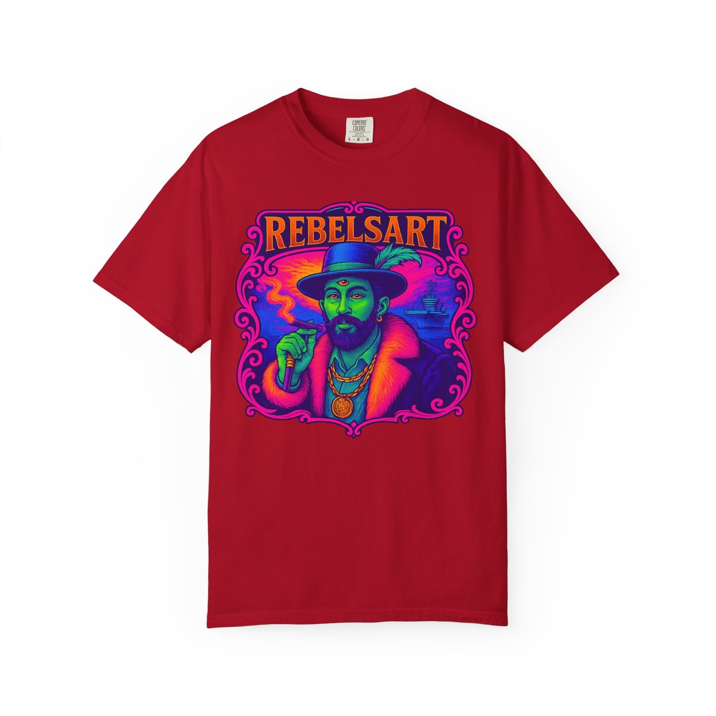 Vibrant Rebel Art T-Shirt | Unisex Vintage Style Tee for Art Lovers, Unique Gift for Festivals, Bohemian Fashion, Trendy Streetwear