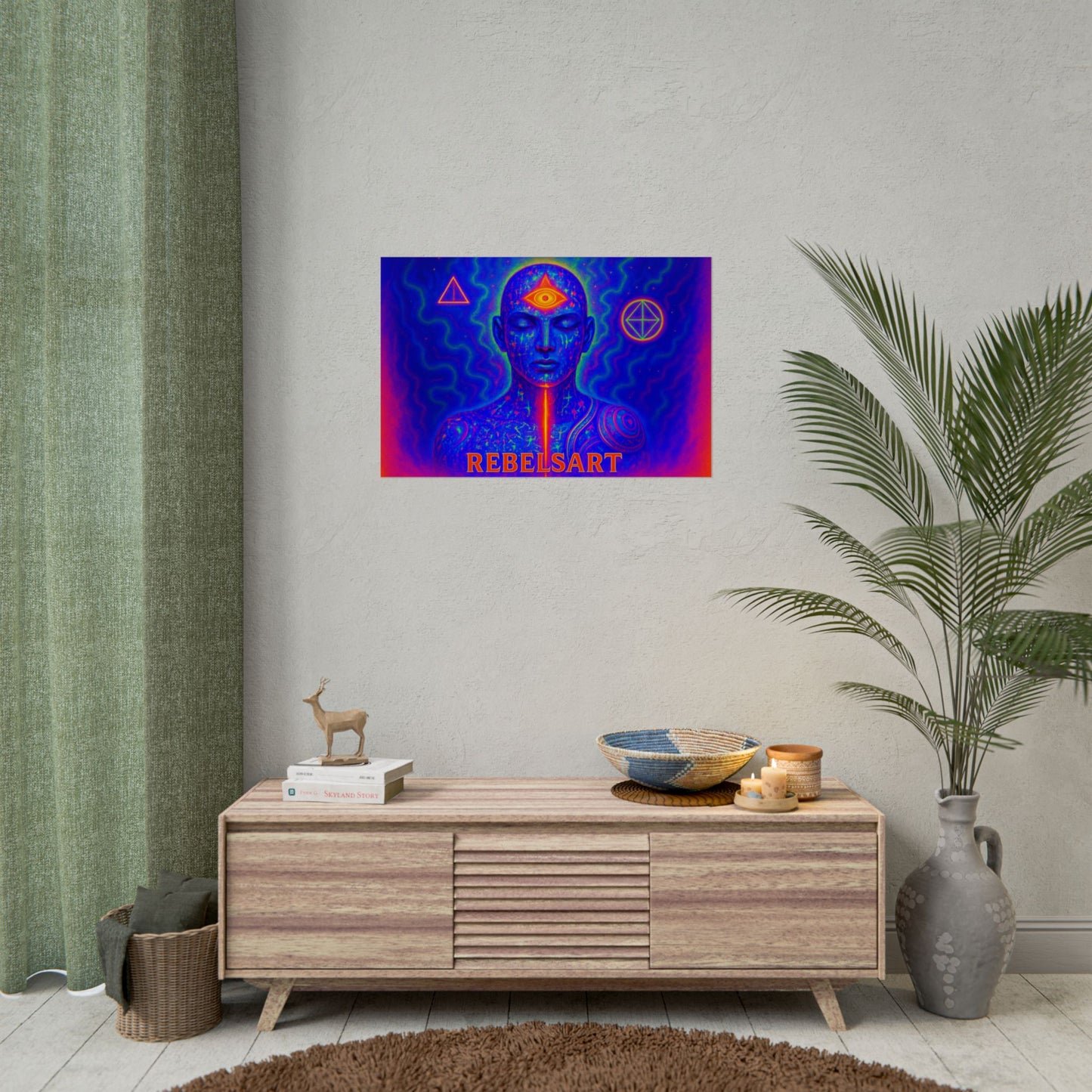 Mystical Rebellion Poster - Spiritual Awakening Collection