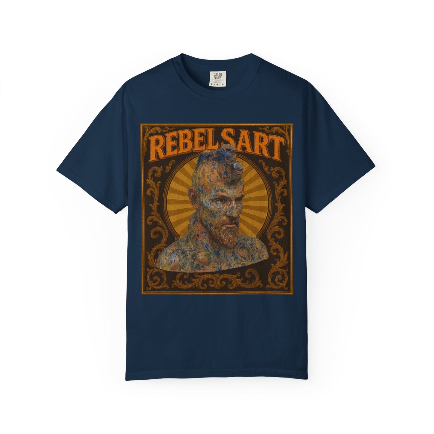 Artistic Graphic T-shirt for Creatives, Rebel Vibe Tee, Unique Art Wear, Gift for Artists, Stylish Casual Wear, RebelSart Collection
