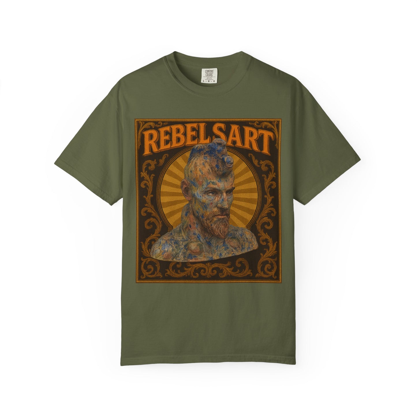 Artistic Graphic T-shirt for Creatives, Rebel Vibe Tee, Unique Art Wear, Gift for Artists, Stylish Casual Wear, RebelSart Collection