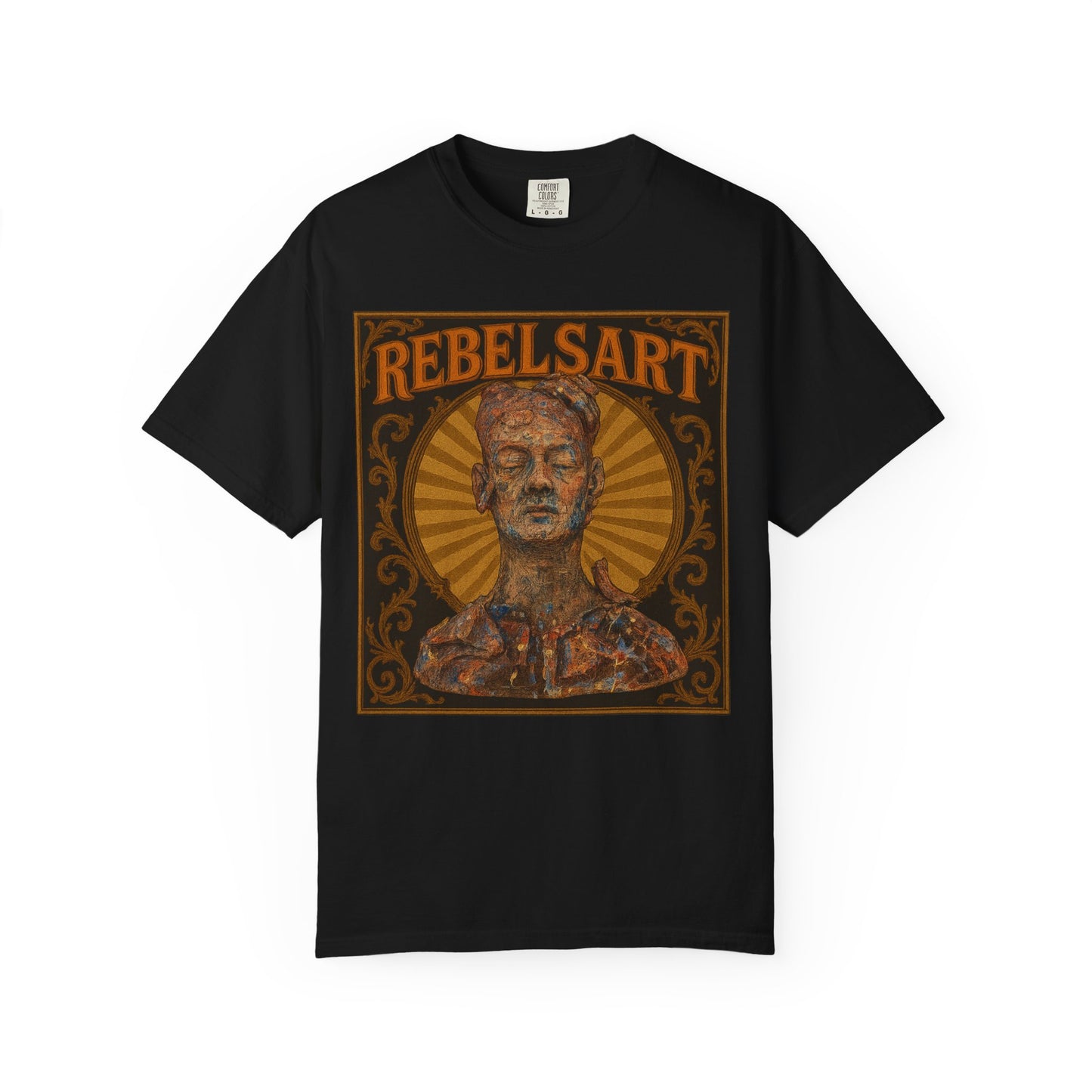RebelsArt Unisex Garment-Dyed T-Shirt, Trendy Graphic Tee, Art Lover's Apparel, Creative Gift, Casual Wear