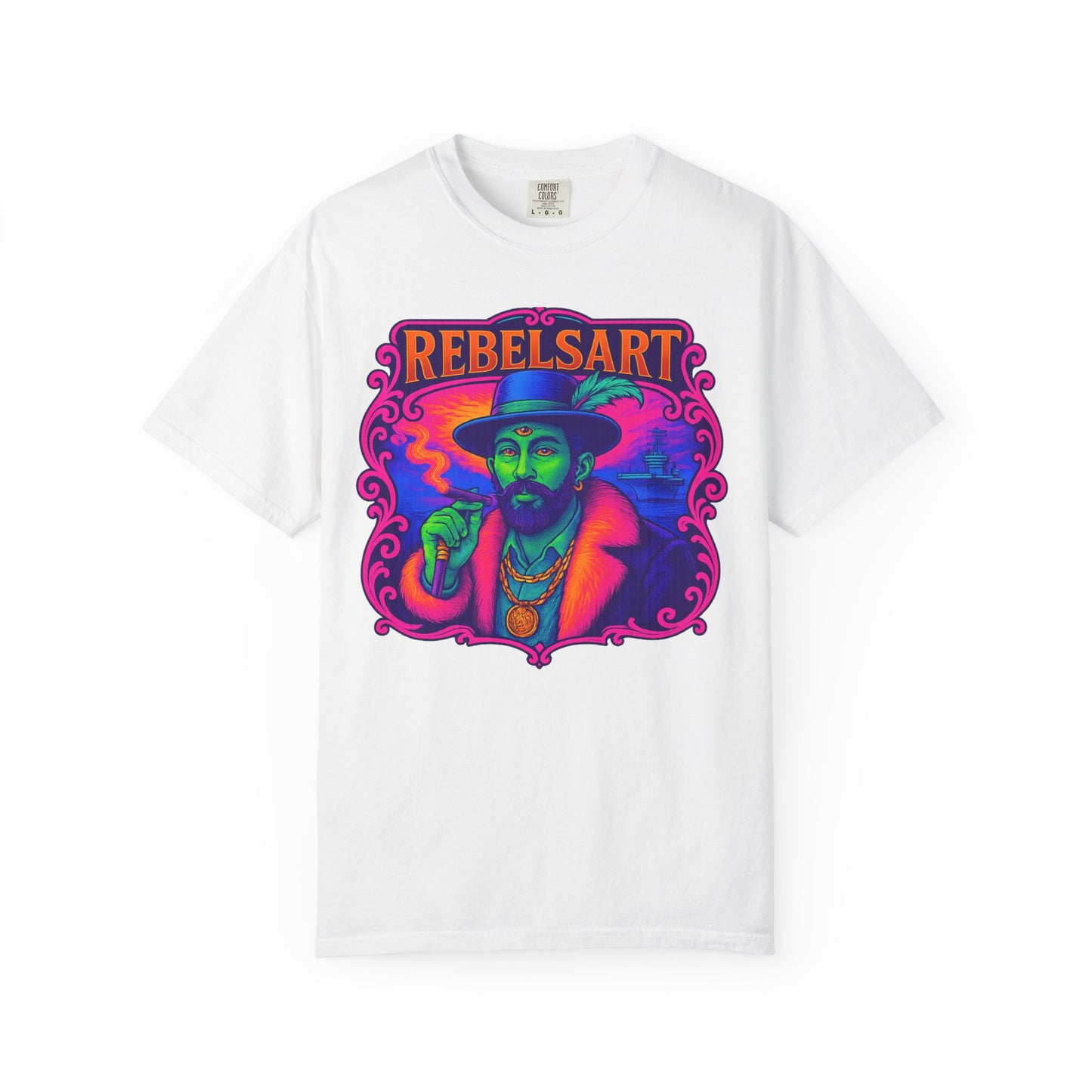 Vibrant Rebel Art T-Shirt | Unisex Vintage Style Tee for Art Lovers, Unique Gift for Festivals, Bohemian Fashion, Trendy Streetwear