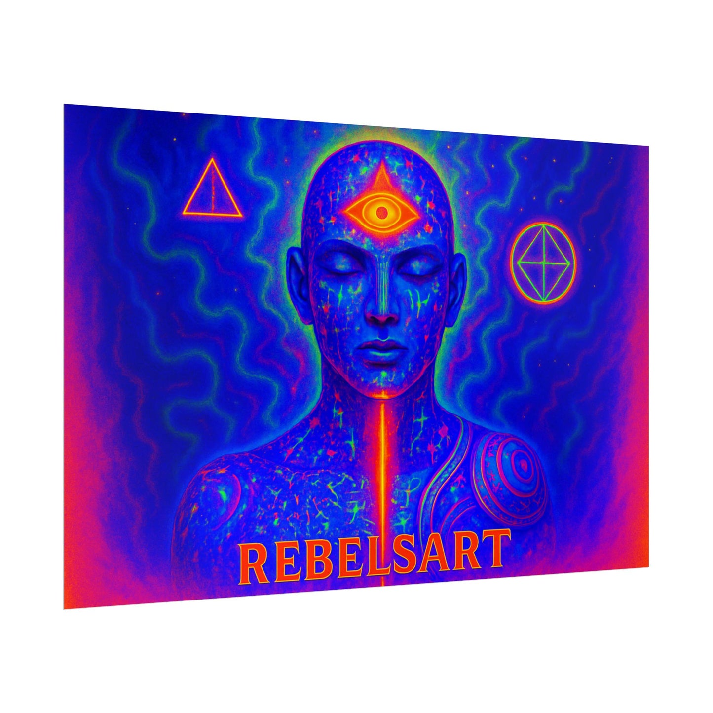 Mystical Rebellion Poster - Spiritual Awakening Collection