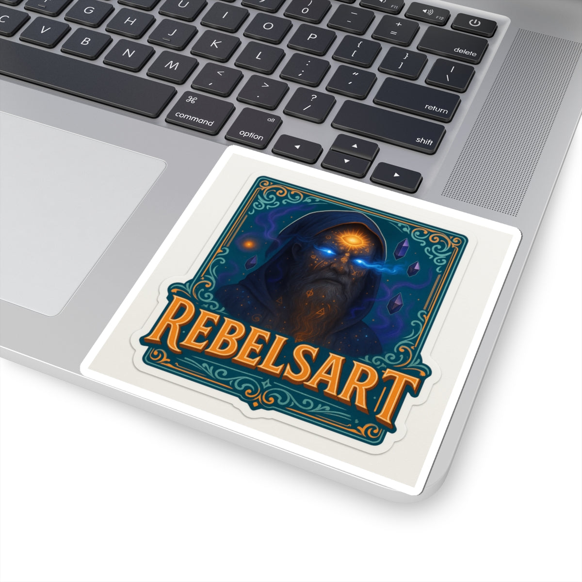 Mystical Rebel Kiss-Cut Stickers | Fantasy Art Stickers, Laptop Decor, Unique Gifts, Collector's Item, Vivid Wall Decor