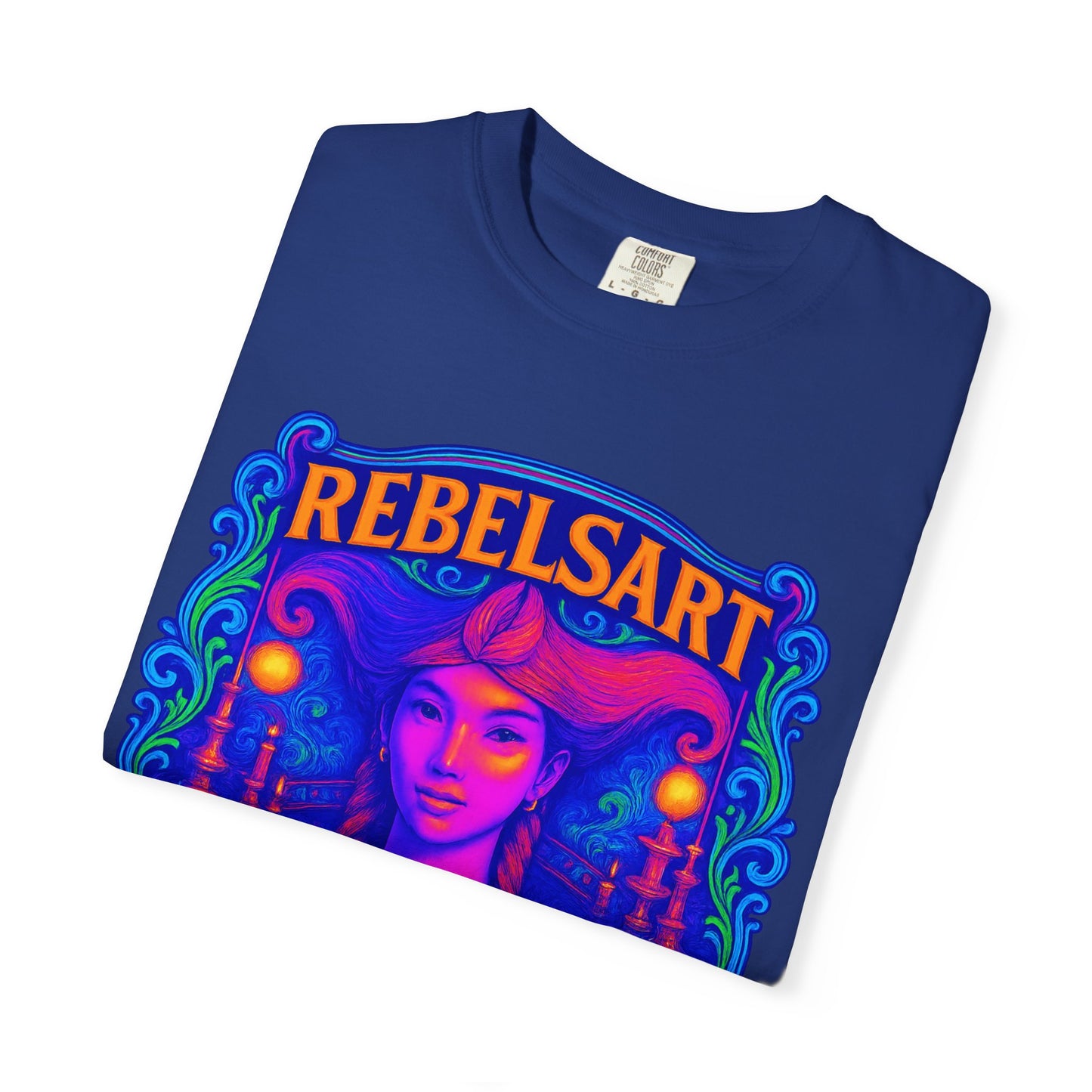 Colorful Rebel Art T-Shirt - Unisex, Retro Graphic Tee, Festival Wear, Gift for Artists, Streetwear, Unique Fashion Statement