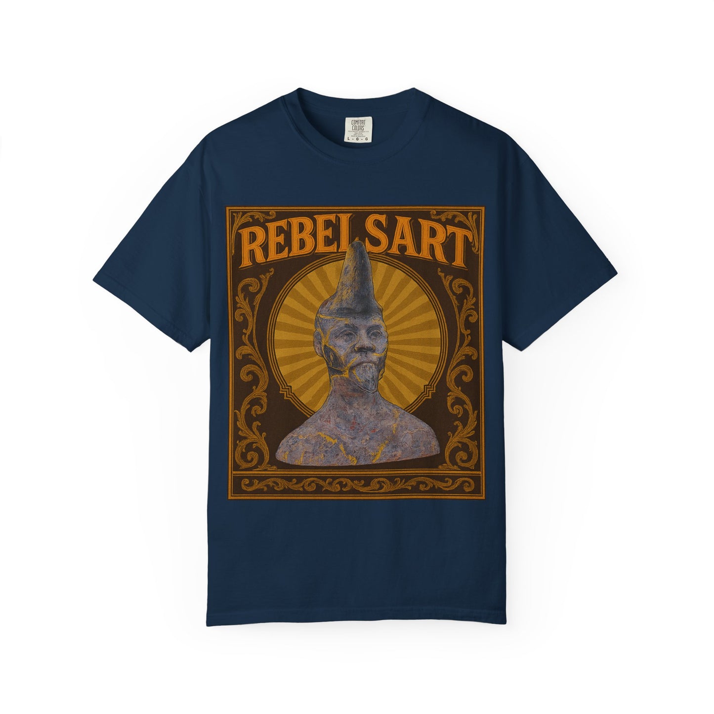 Rebel Art Unisex Garment-Dyed T-shirt, Vintage Graphic Tee, Bohemian Style Top, Unique Gift, Art Lover Apparel, Casual Everyday Wear