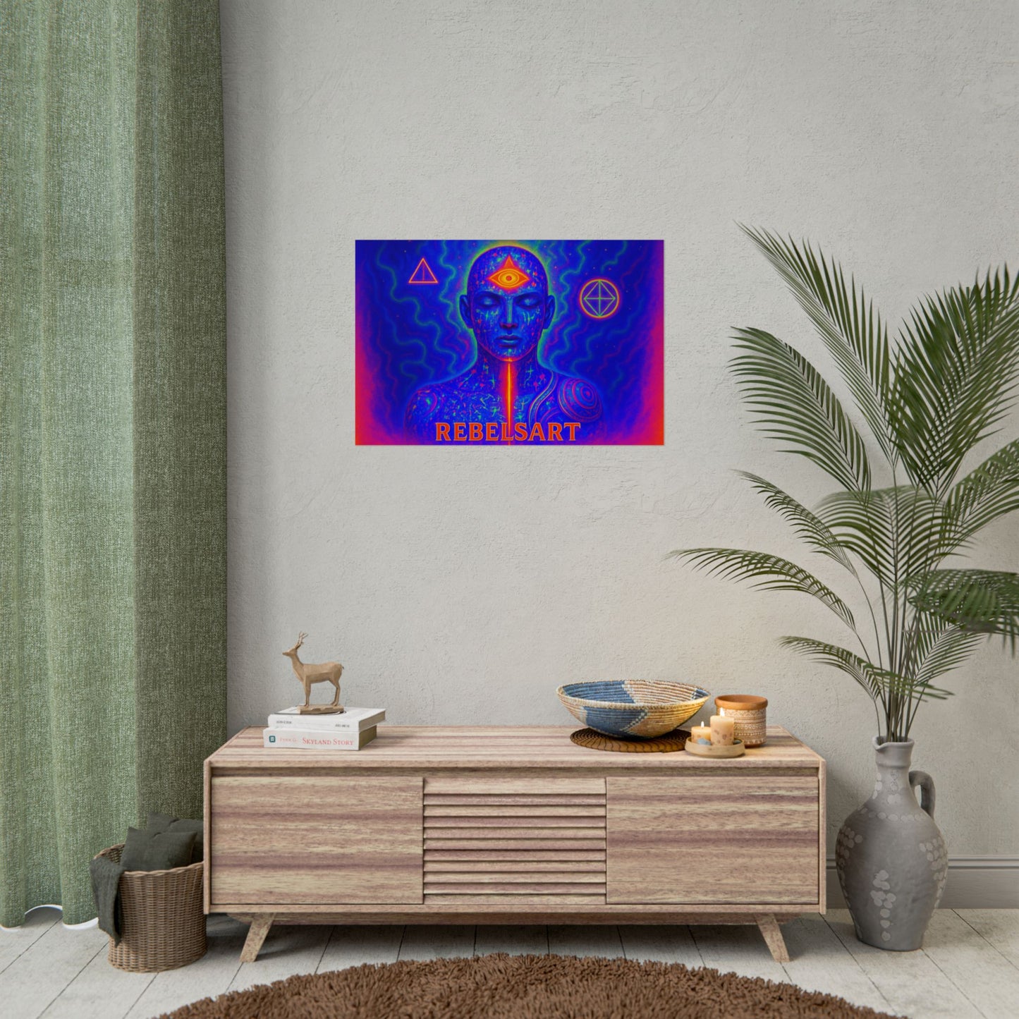 Mystical Rebellion Poster - Spiritual Awakening Collection