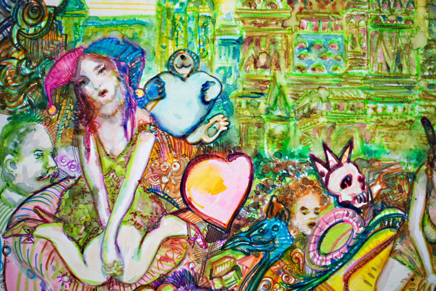REBELS UPRISING - Original Mixed Media Art 18 x 24 inches
