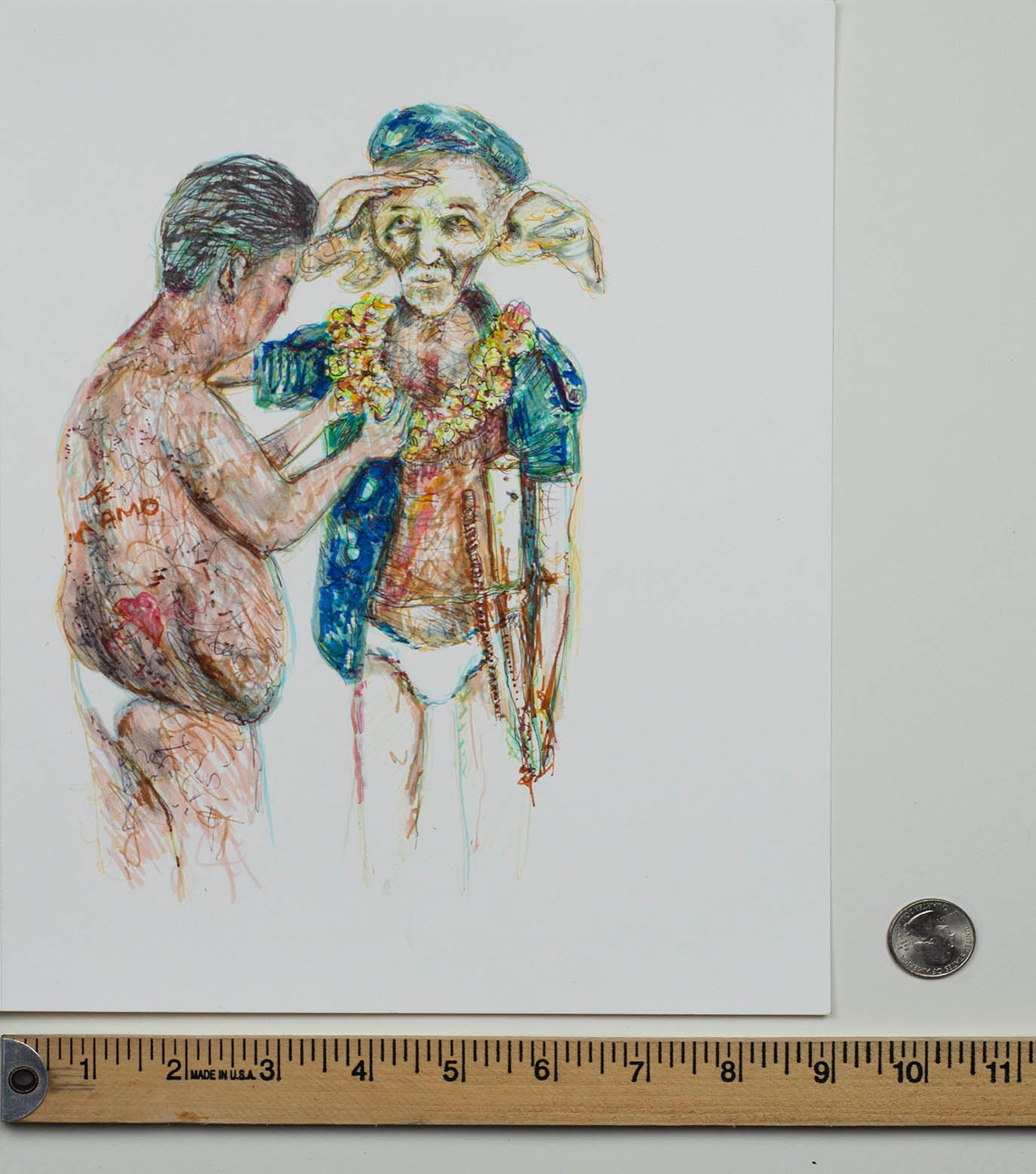 Medal Ceremony - Original Mixed Media Artwork