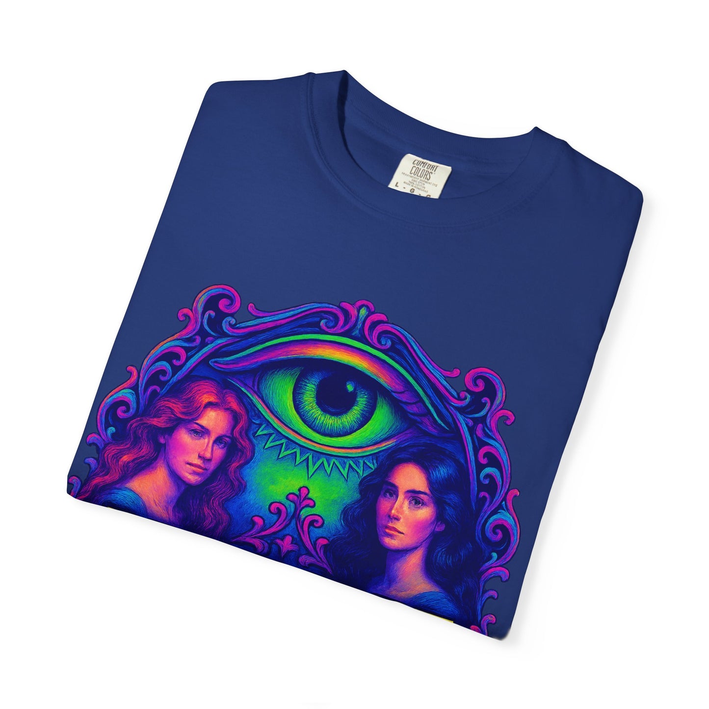 Colorful Graphic T-Shirt with Rebel Art Design, Unique Fashion Tee, Trendy Gift for Her, Casual Wear for Festivals, Online Merchandise