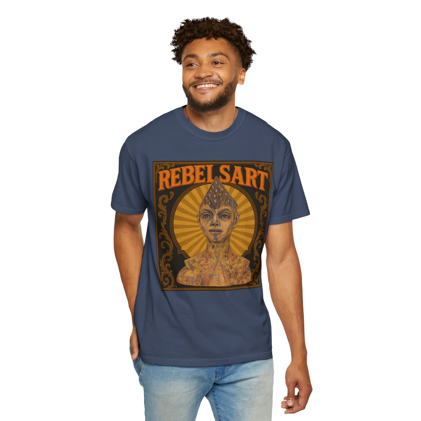 Rebel Art Unisex T-Shirt - Vintage Style Tee for Art Lovers, Festival Wear, Gift for Creatives, Graphic Shirt, Casual Wear