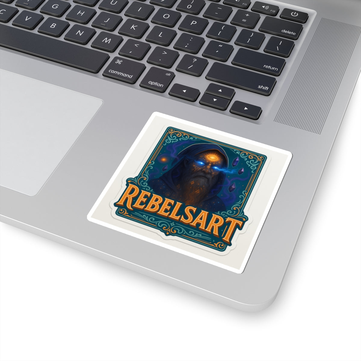 Mystical Rebel Kiss-Cut Stickers | Fantasy Art Stickers, Laptop Decor, Unique Gifts, Collector's Item, Vivid Wall Decor