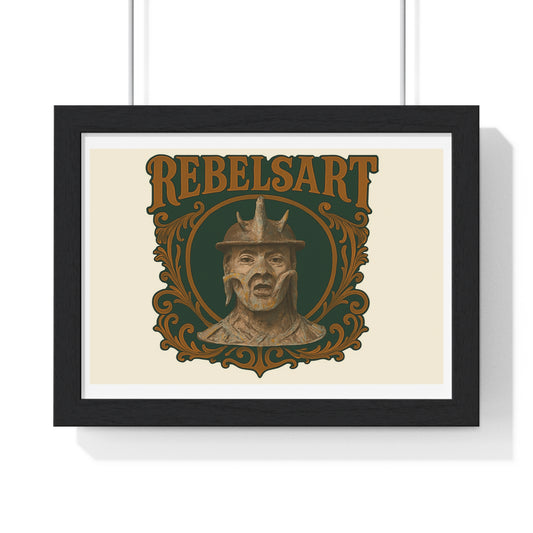 Vintage-Inspired Framed Poster, Wall Art Décor, Home & Office Decoration, Unique Gift for Art Lovers, Rebel Aesthetic Art Print