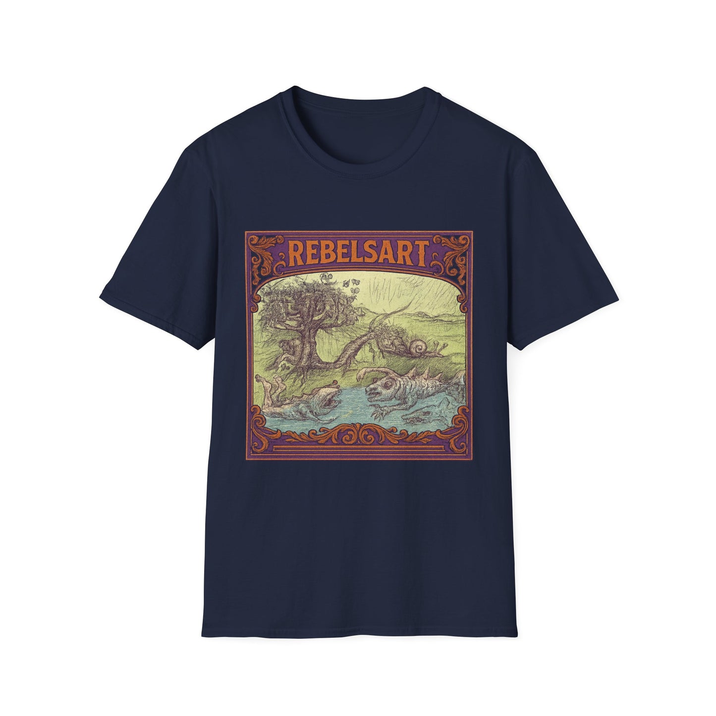 Rebels Art Unisex T-Shirt, Vintage Graphic Tee, Bohemian Style Shirt, Eco-Friendly Clothing, Perfect Gift for Art Lovers