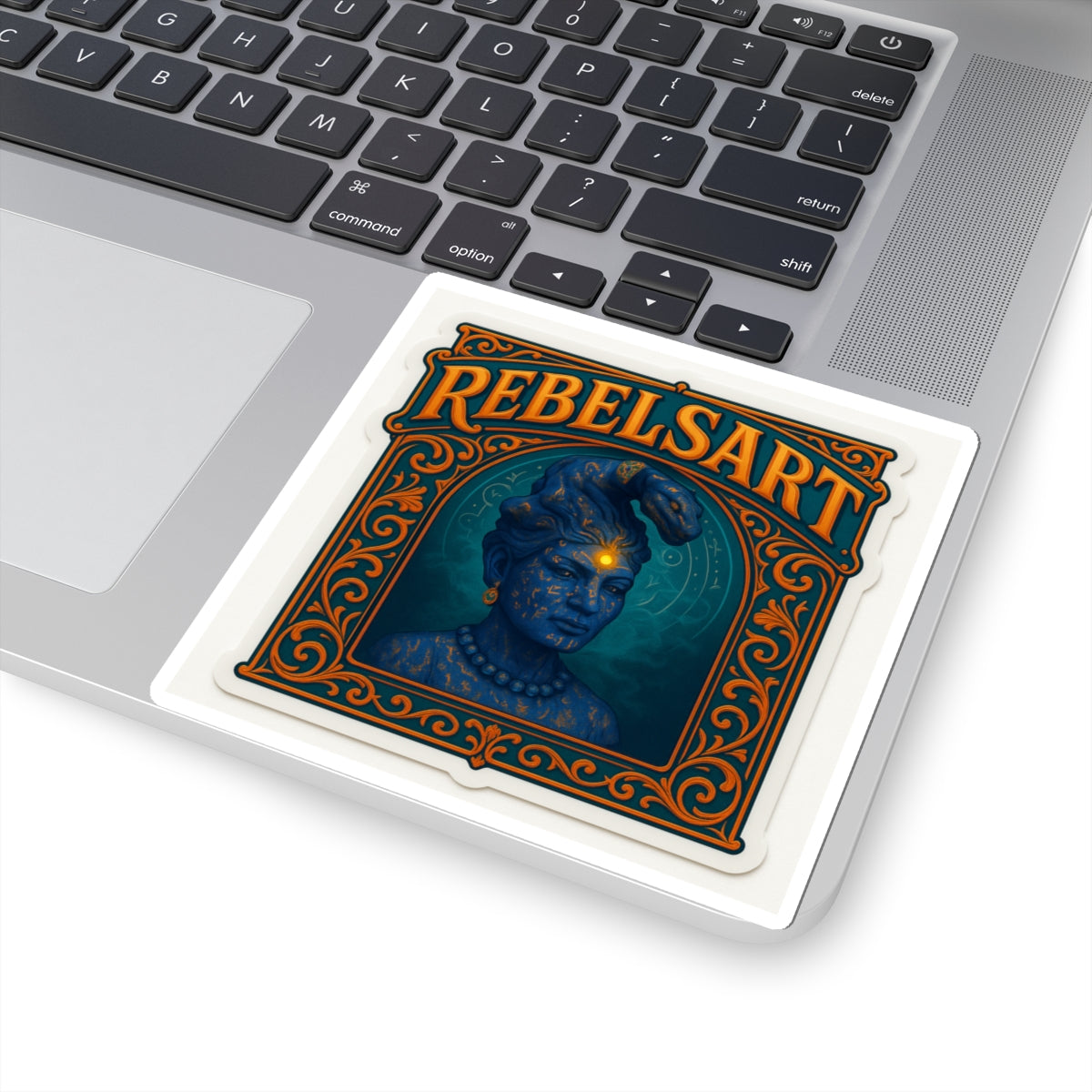 Rebel Goddess Kiss-Cut Stickers | Bohemian Decor, Laptop Stickers, Gift for Her, Unique Art, Customizable Stickers