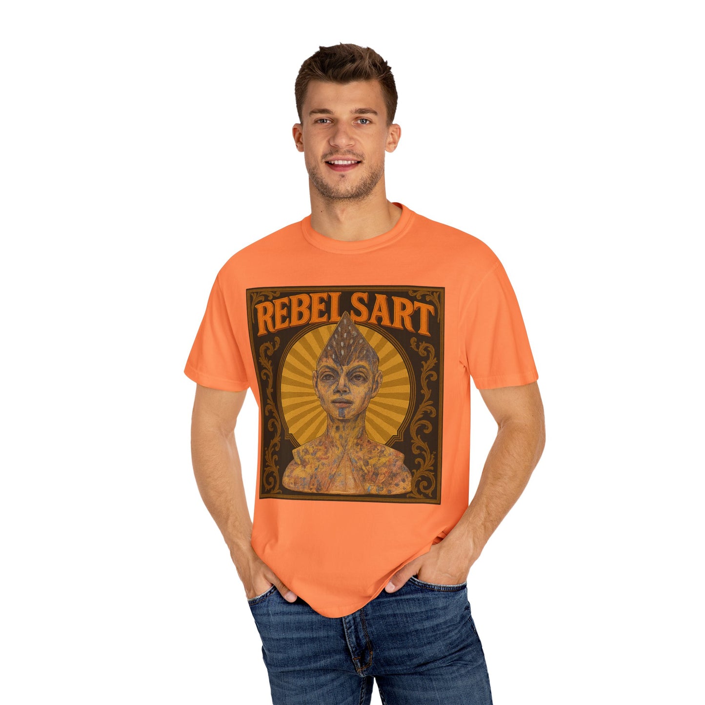 Rebel Art Unisex T-Shirt - Vintage Style Tee for Art Lovers, Festival Wear, Gift for Creatives, Graphic Shirt, Casual Wear