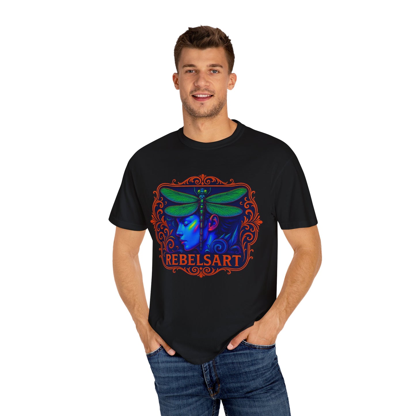 Rebel Art Unisex T-Shirt, Artistic Tee, Graphic Shirt, Unique Clothing, Gift for Art Lovers, Casual Wear