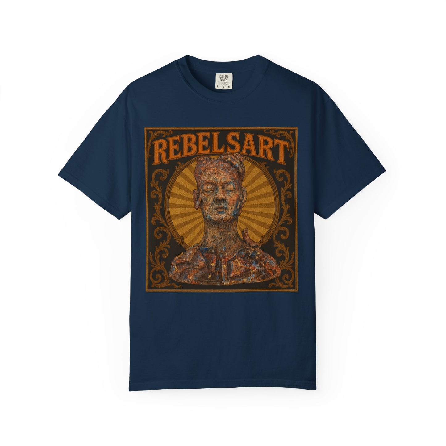 RebelsArt Unisex Garment-Dyed T-Shirt, Trendy Graphic Tee, Art Lover's Apparel, Creative Gift, Casual Wear