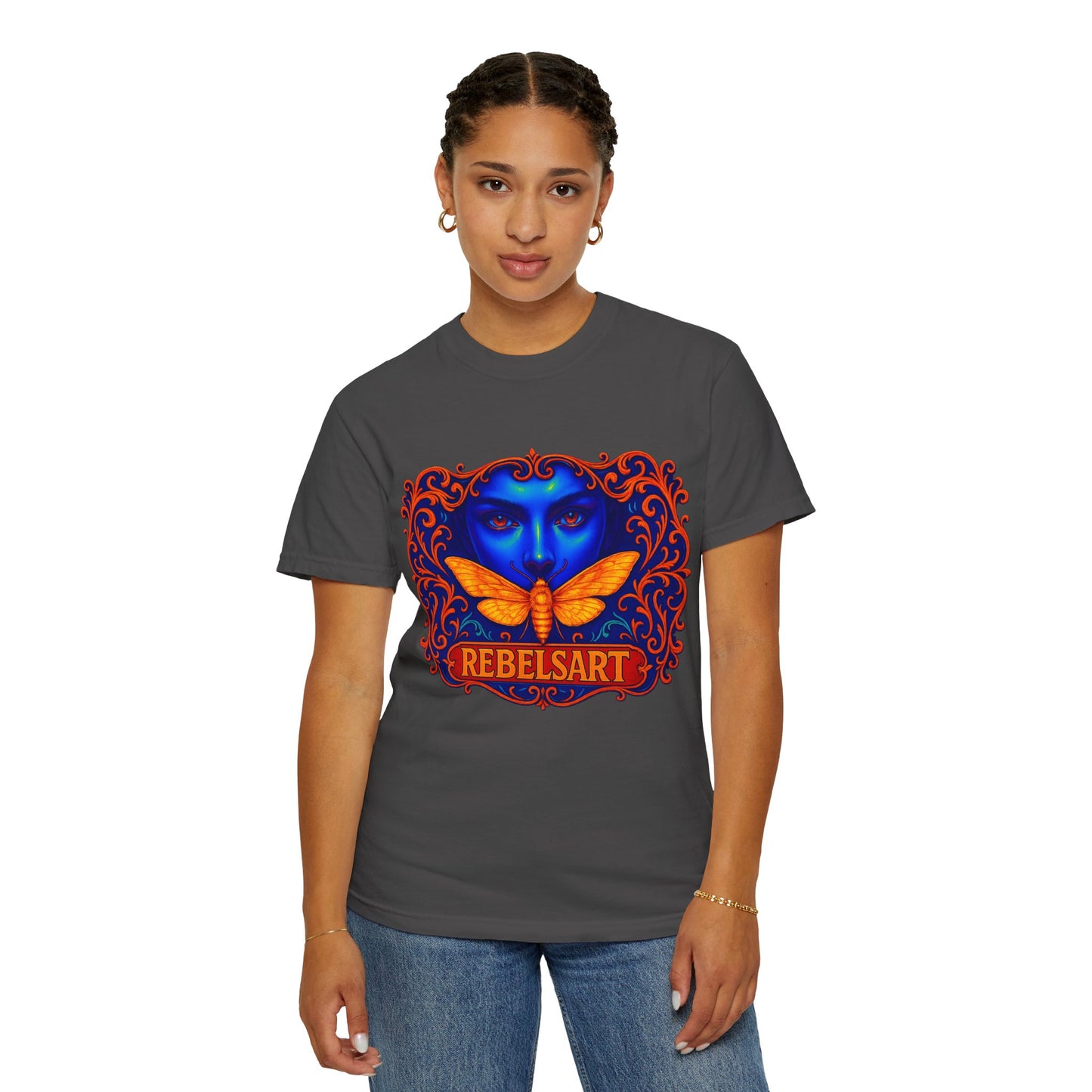 Vibrant Graphic Tee for Creative Souls, Bohemian T-Shirt, Festival Wear, Art-Inspired Clothing, Gifting for Art Lovers