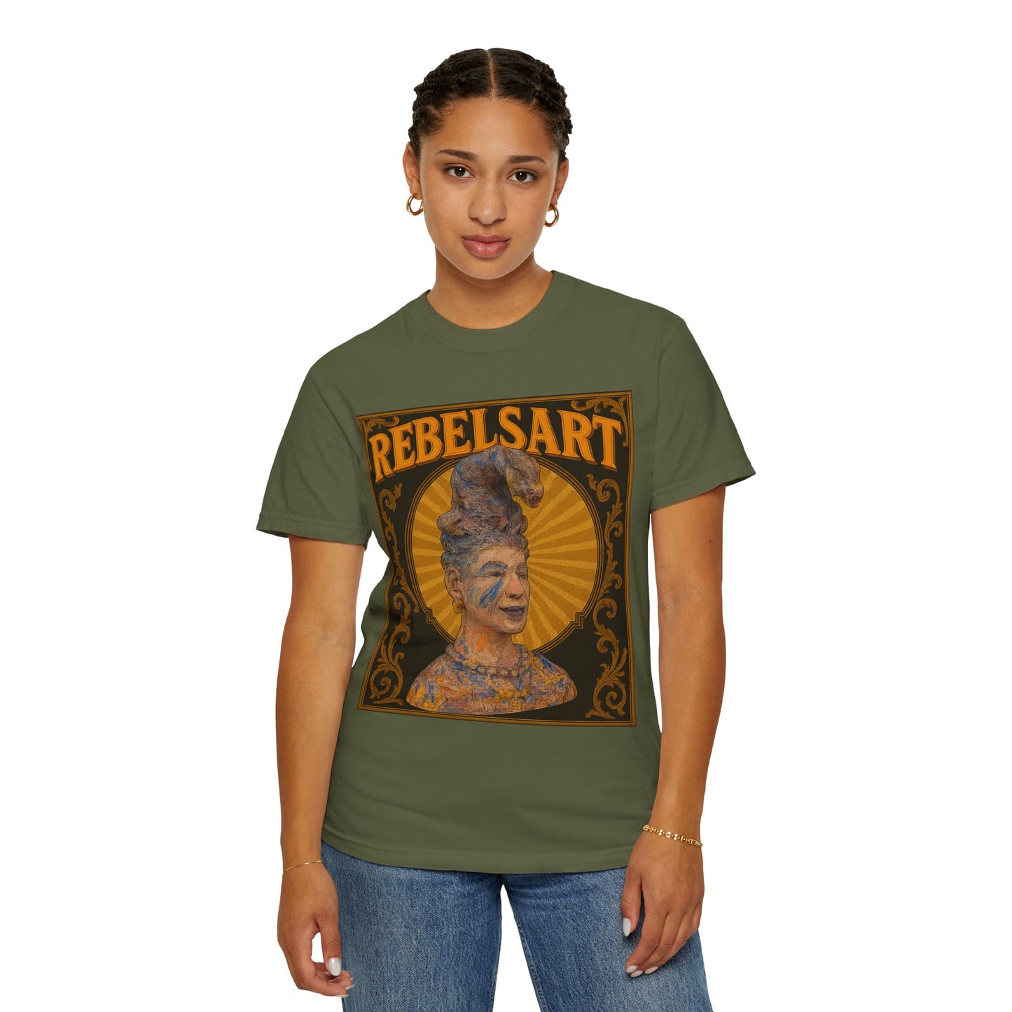 Rebel Art Unisex T-Shirt | Unique Graphic Tee for Creatives | Stylish Streetwear | Great for Gifts, Events, Festivals, and Everyday Wear